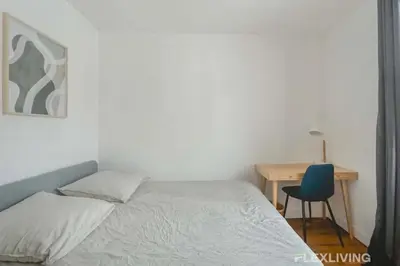 Un ou plusieurs lits dans un hébergement de l'établissement Flexliving - whole flat - Saint Martin