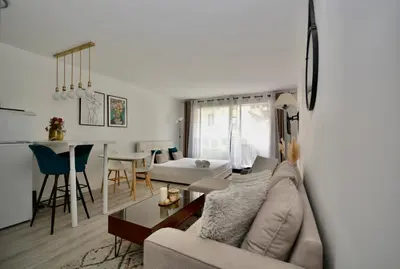 Coin salon dans l'établissement Studio Trocadero - Sablons