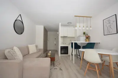 Cuisine ou kitchenette dans l'établissement Studio Trocadero - Sablons