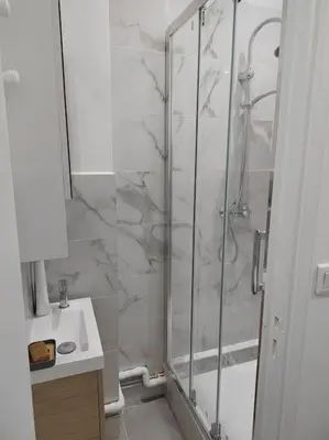 Salle de bains dans l'établissement Studio à deux pas du métro