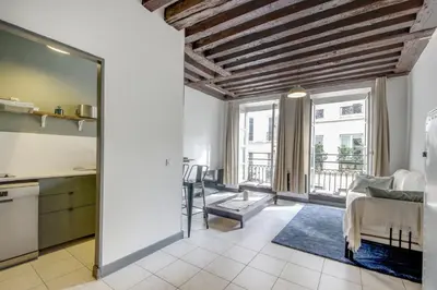 Cuisine ou kitchenette dans l'établissement Paris Marais Lombards