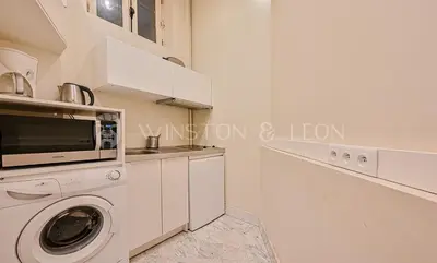 Cuisine ou kitchenette dans l'établissement Appartement Tour Eiffel Invalides 7e G