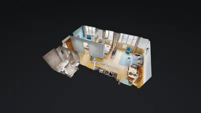 Plan de l'établissement Bluestay 85 - Superbe appartement à Paris