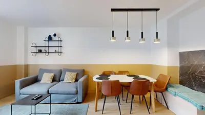 Coin salon dans l'établissement Bluestay 85 - Superbe appartement à Paris