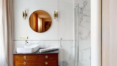 Un ou plusieurs lits dans un hébergement de l'établissement Bluestay 115 - Superbe Appartement à Paris