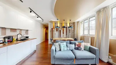 Cuisine ou kitchenette dans l'établissement Bluestay 87 - Magnifique Appartement à Paris