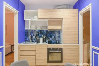 Cuisine ou kitchenette dans l'établissement Flexliving - room - Neuilly-sur-Seine