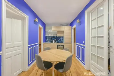Cuisine ou kitchenette dans l'établissement Flexliving - room - Neuilly-sur-Seine