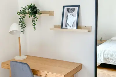 Un ou plusieurs lits dans un hébergement de l'établissement Flexliving - room - Entrepreneur