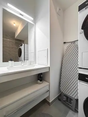 Salle de bains dans l'établissement Appartement 3p proche du Stade de France