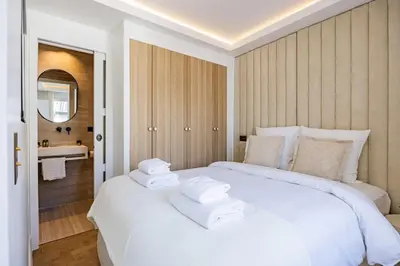 Un ou plusieurs lits dans un hébergement de l'établissement 1bedroom Sacrée cœur Place du Tertre Montmartre
