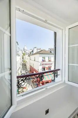 Balcon ou terrasse dans l'établissement 1bedroom Sacrée cœur Place du Tertre Montmartre