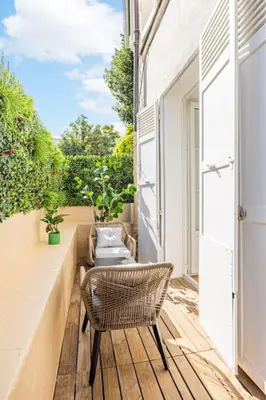 Balcon ou terrasse dans l'établissement Townhouse Sacrée cœur Place du Tertre Montmartre