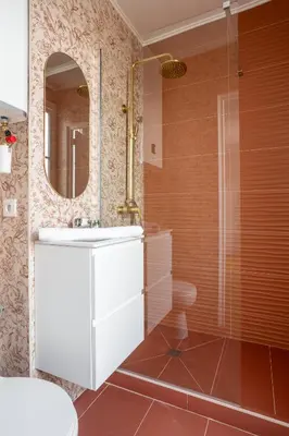 Salle de bains dans l'établissement The charming Republic Place