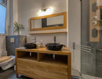 Salle de bains dans l'établissement Luxury Place near Champs Elysees