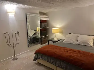 Un ou plusieurs lits dans un hébergement de l'établissement Appartement Loft centre ville