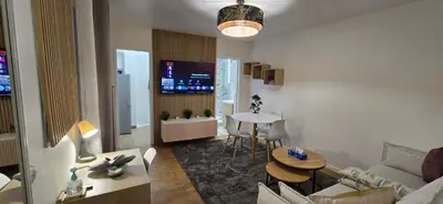 Télévision ou salle de divertissement dans l'établissement Studio d'architecte en plein cœur de Paris 7ème arrondissement