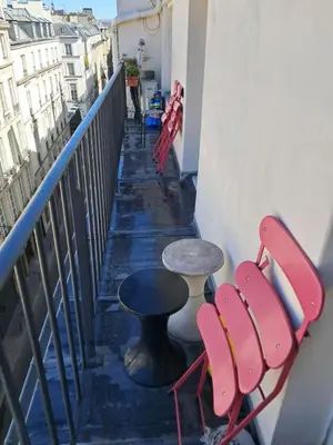 Balcon ou terrasse dans l'établissement Unit 018 Saint Germain des Près - one bedroom apartment 4 pax