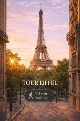 Vélo sur le terrain de l'établissement Exclusive Flat By Luxuio - Nearby Eiffel Tower ou dans les environs