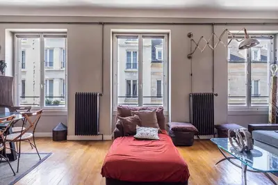 Coin salon dans l'établissement Boutique Saint Germain