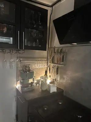 Cuisine ou kitchenette dans l'établissement Miro Mirage