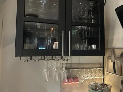 Cuisine ou kitchenette dans l'établissement Miro Mirage