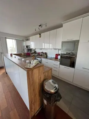 Cuisine ou kitchenette dans l'établissement Big Appartement new courbevoie Defense