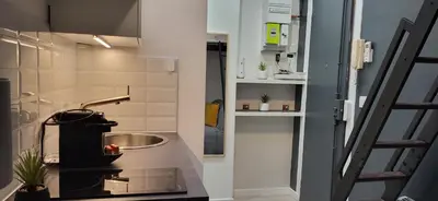 Salle de bains dans l'établissement Chambre à Paris avec ASCENSEUR !