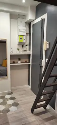 Cuisine ou kitchenette dans l'établissement Chambre à Paris avec ASCENSEUR !