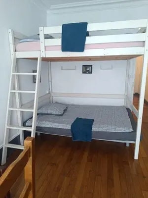 Plan de l'établissement Chambres privées dans un appartement de 2 pièces à Paris 13e