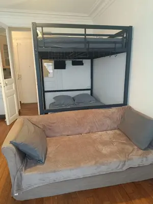 Plan de l'établissement Chambres privées dans un appartement de 2 pièces à Paris 13e