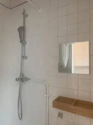 Salle de bains dans l'établissement Studio Denfert Rochereau 14e