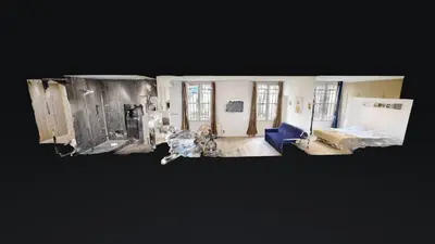Un ou plusieurs lits dans un hébergement de l'établissement Bluestay 2 - Appartement au Cœur de Paris