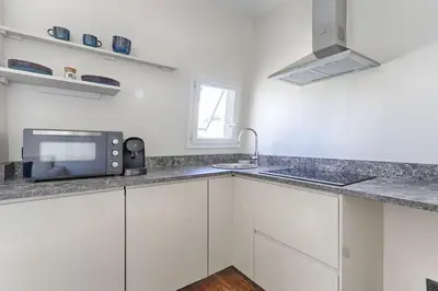 Cuisine ou kitchenette dans l'établissement Daumesnil Nation Charming Lovely Studio