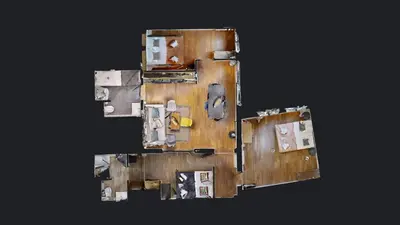 Plan de l'établissement Bluestay 7 - Charmant appartement à Paris 15