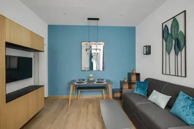 Coin salon dans l'établissement Bluestay 8 - Charmant appartement à Paris 12