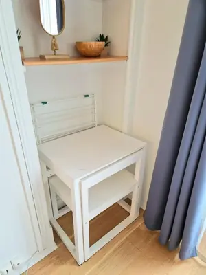 Plan de l'établissement Cosy 2 pièces proche de Paris avec parking