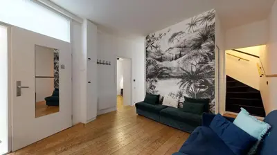 Coin salon dans l'établissement Bluestay 9 - Charmant appartement à Paris 11