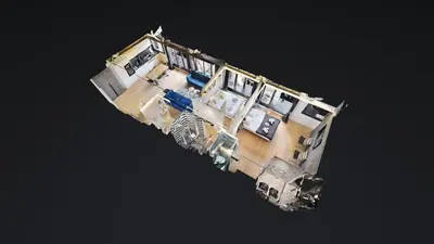 Plan de l'établissement Bluestay 55 - Charmant appartement à Paris