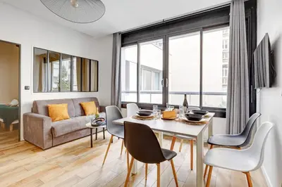 Coin salon dans l'établissement Bluestay 58 - Superbe appartement à Paris