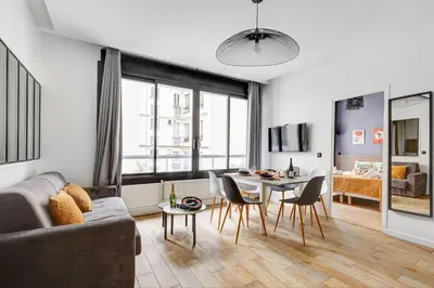Coin salon dans l'établissement Bluestay 58 - Superbe appartement à Paris