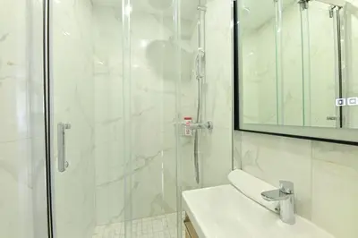 Salle de bains dans l'établissement Appartement Climatisé Porte Versailles