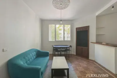 Coin salon dans l'établissement Flexliving - room - Verdun