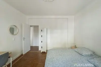 Un ou plusieurs lits dans un hébergement de l'établissement Flexliving - whole flat - Verdun