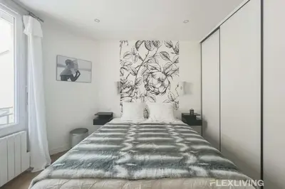 Un ou plusieurs lits dans un hébergement de l'établissement Flexliving - T2 - Garibaldi