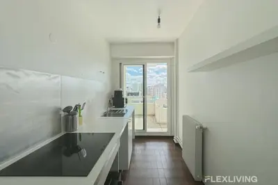 Cuisine ou kitchenette dans l'établissement Flexliving - whole flat - Saint Amand