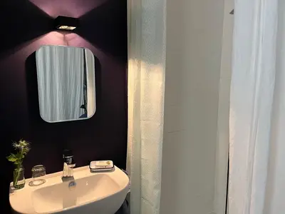 Salle de bains dans l'établissement Comme une petite maison