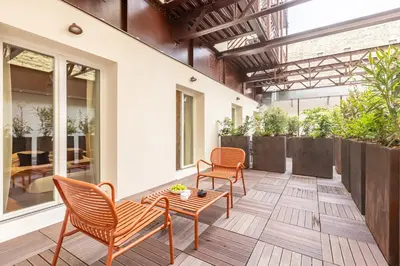 Balcon ou terrasse dans l'établissement Suites FL By Sweett