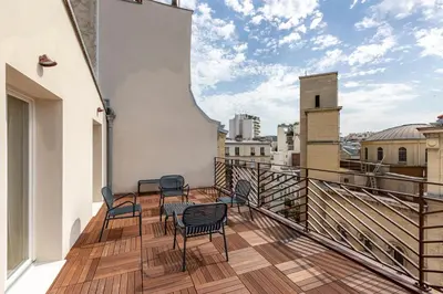 Balcon ou terrasse dans l'établissement Suites FL By Sweett
