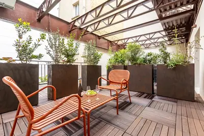 Balcon ou terrasse dans l'établissement Suites FL By Sweett